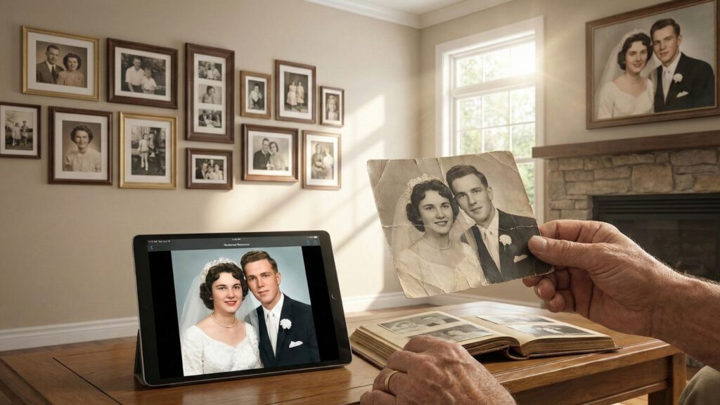 Why your family memories deserve more than just AI: The truth about professional photo restoration online services 3 professional photo restoration
