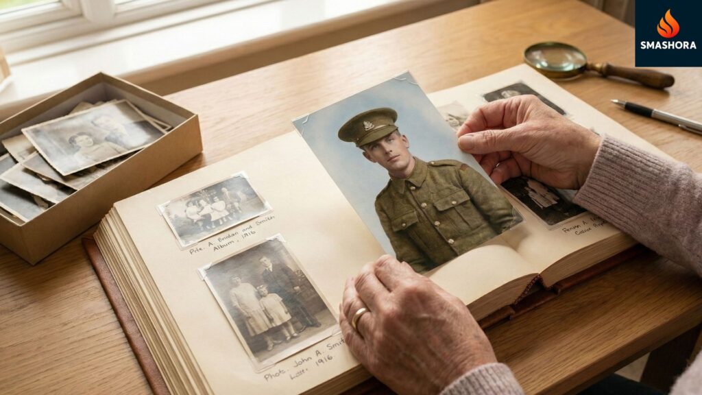 Military Photo Restoration: Respecting the uniform, why getting the colours right matters. 2 Military Photo Restoration