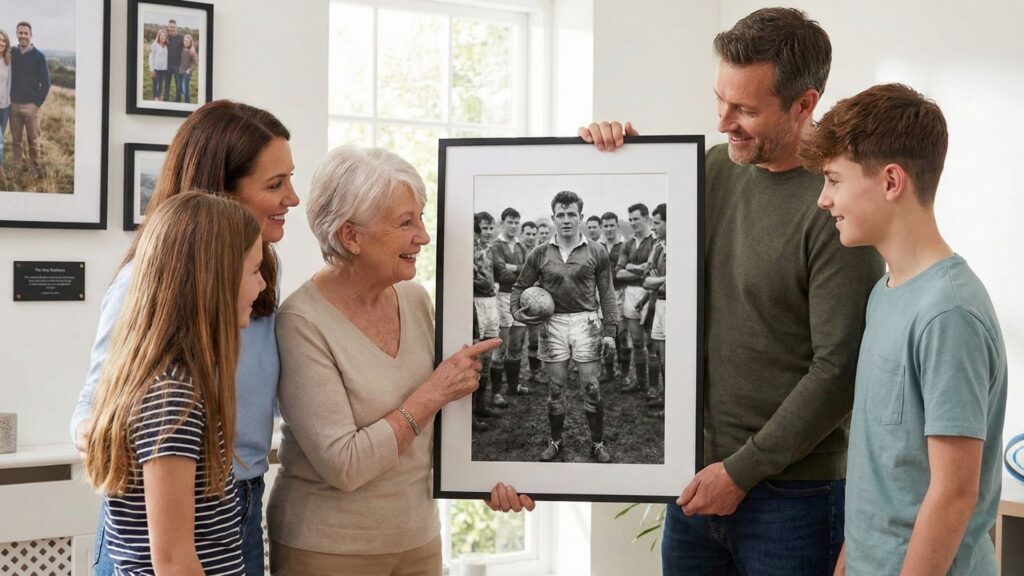 From the pitch to the wall: Preserving your family sporting legacy. 3 Preserving your family sporting legacy.