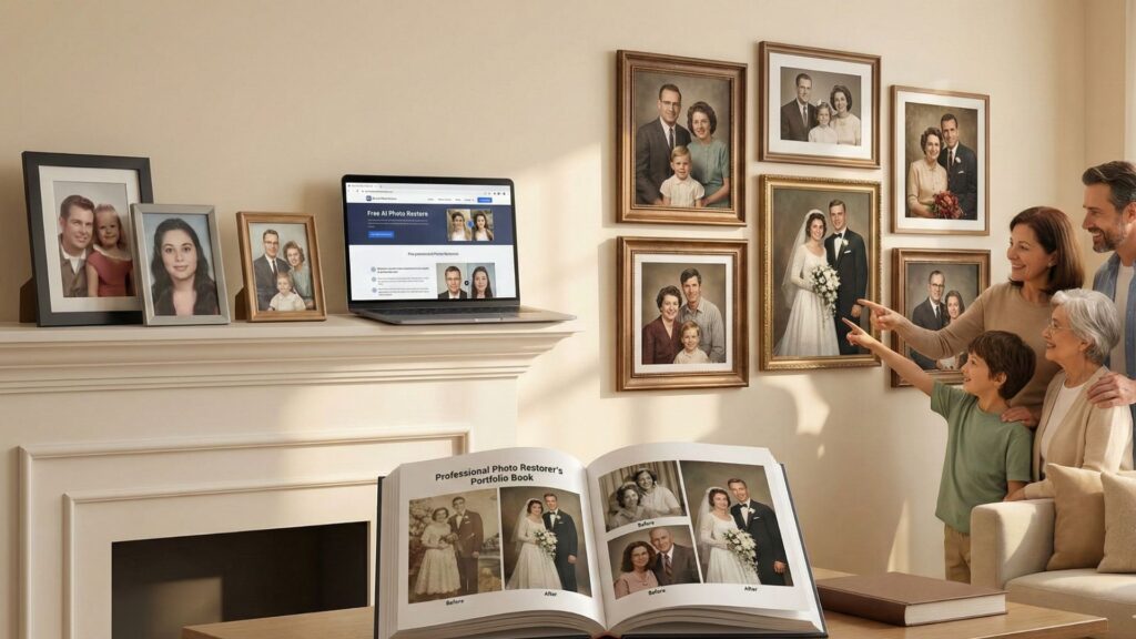Why your family memories deserve more than just AI: The truth about professional photo restoration online services 4 professional photo restoration